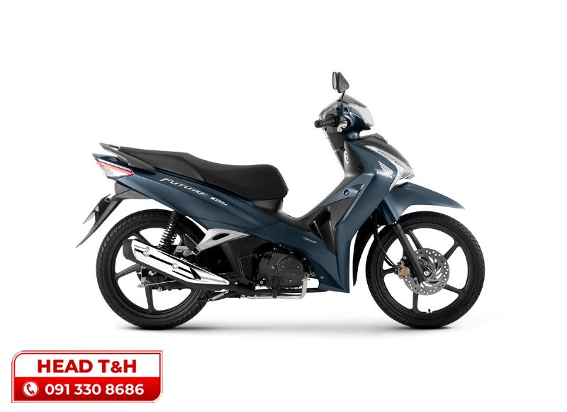 Hinh anh xe Honda Future 150 vanh nan hoa mau xanh trang cap nhat gia moi nhat
